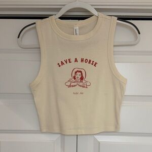 Save a Horse Crop Top